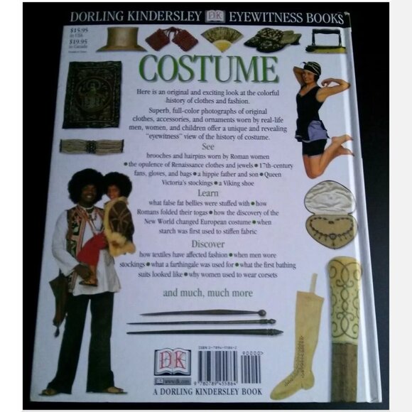 Eyewitness Books: Costume by L. Rowland-Warne, Hardcover, 2000 - Picture 12 of 12